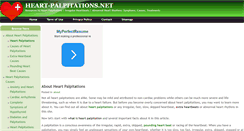Desktop Screenshot of heart-palpitations.net