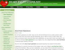 Tablet Screenshot of heart-palpitations.net